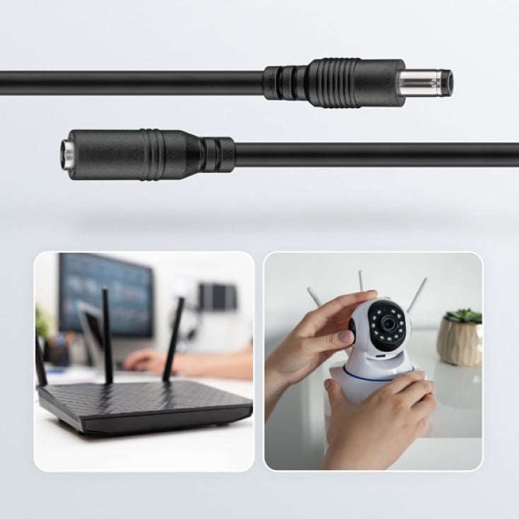 Kabel produžni DC-DC 5.5x2.1mm 1.5m slika 2