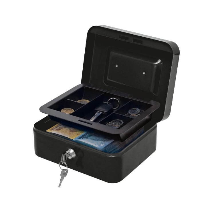 Kutija za novac - metalna kaseta 20x9x16cm slika 1