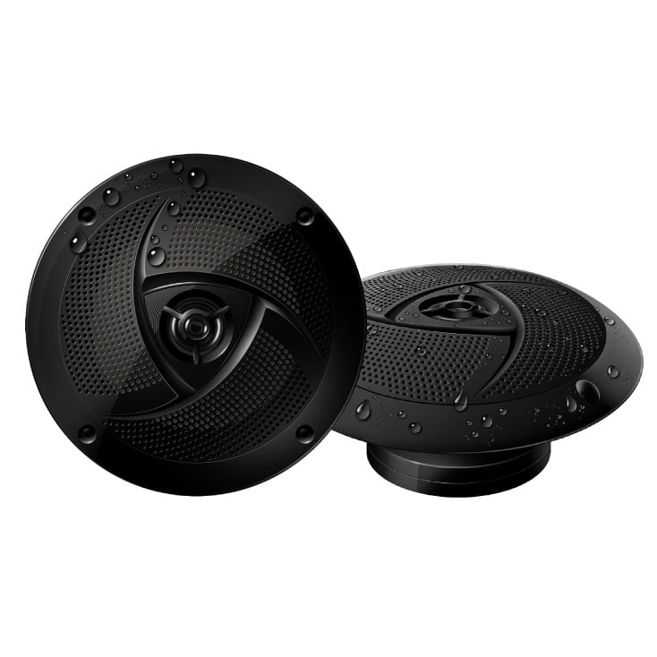 Nepromočivi ugradni zvučnici 130mm 50W crni slika 1