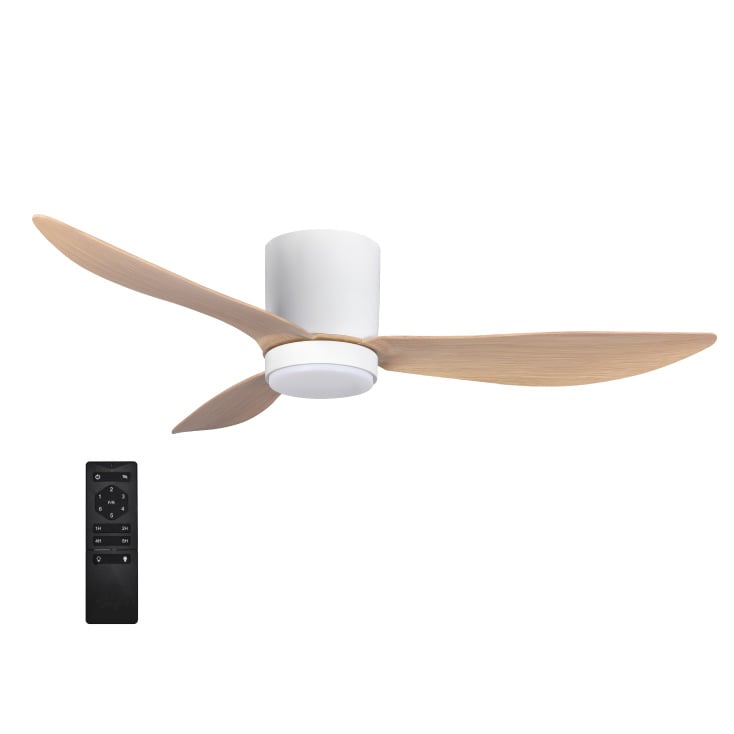 PROSTO plafonski vent. 132cm, 3 elise, LED svetlo slika 1