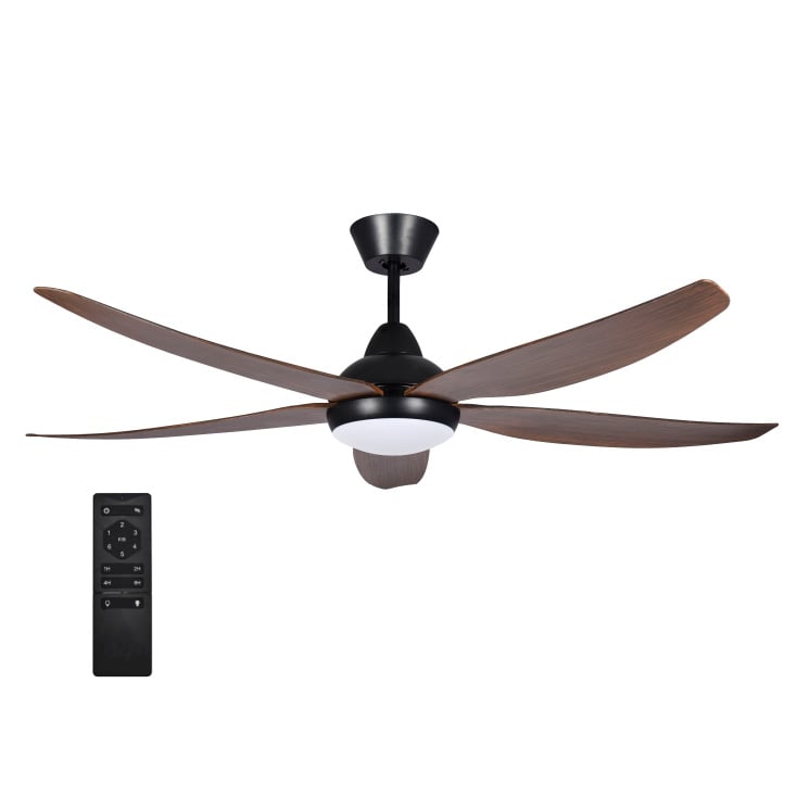 PROSTO plafonski vent. 142cm, 5 elisa, LED svetlo slika 1