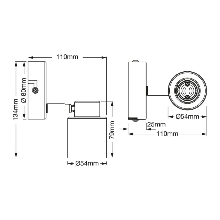 OSRAM PRIMAL bela spot lampa 1xGU10 slika 3