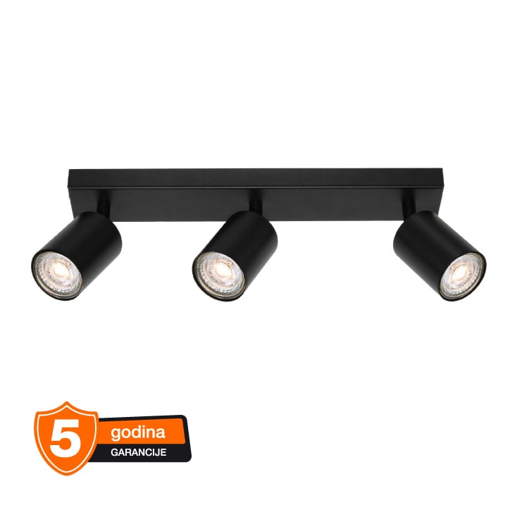 OSRAM ELEMENTAL crna spot lampa 3xGU10 slika 1