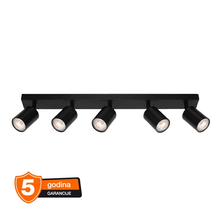 OSRAM crna spot lampa 5xGU10 slika 1