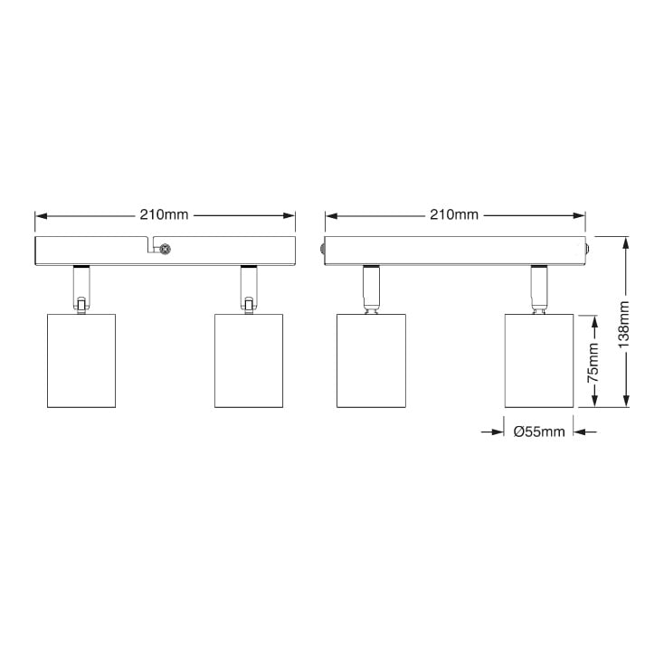 OSRAM bela spot lampa 4xGU10 slika 3