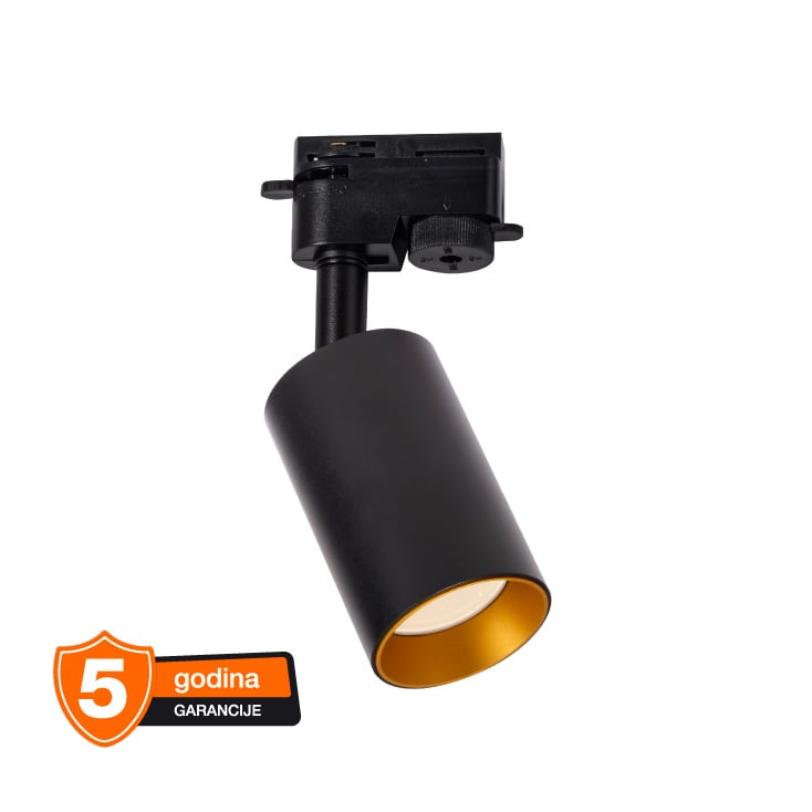 OSRAM ETERNAL crni monofazni šinski reflektor 6W slika 1