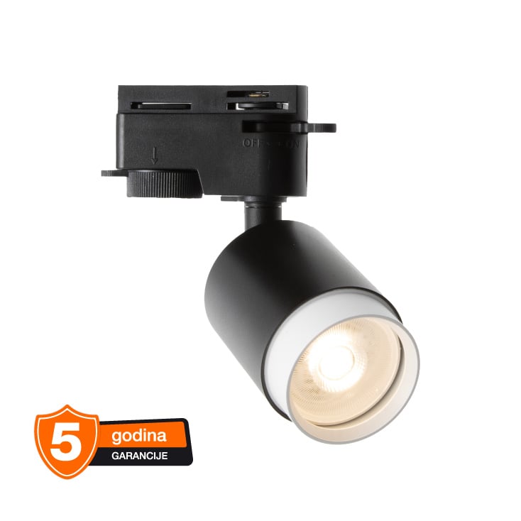 OSRAM BEAM crni monofazni šinski reflektor 6W slika 1