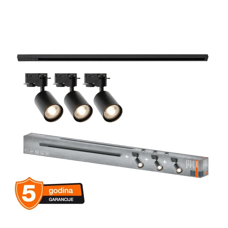 OSRAM ELEMENTAL crni set šina+3 lampe slika 1