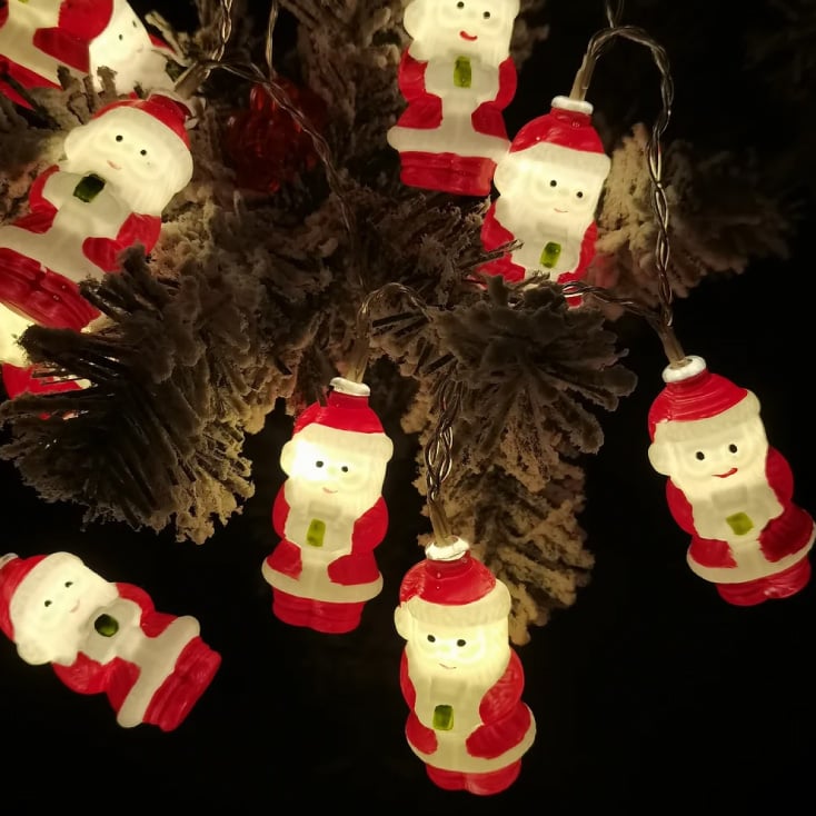 LED svetleći niz "deda mrazevi" 1.65m slika 1