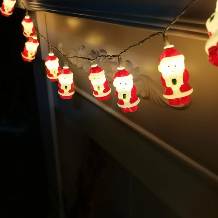 LED svetleći niz "deda mrazevi" 1.65m slika 2