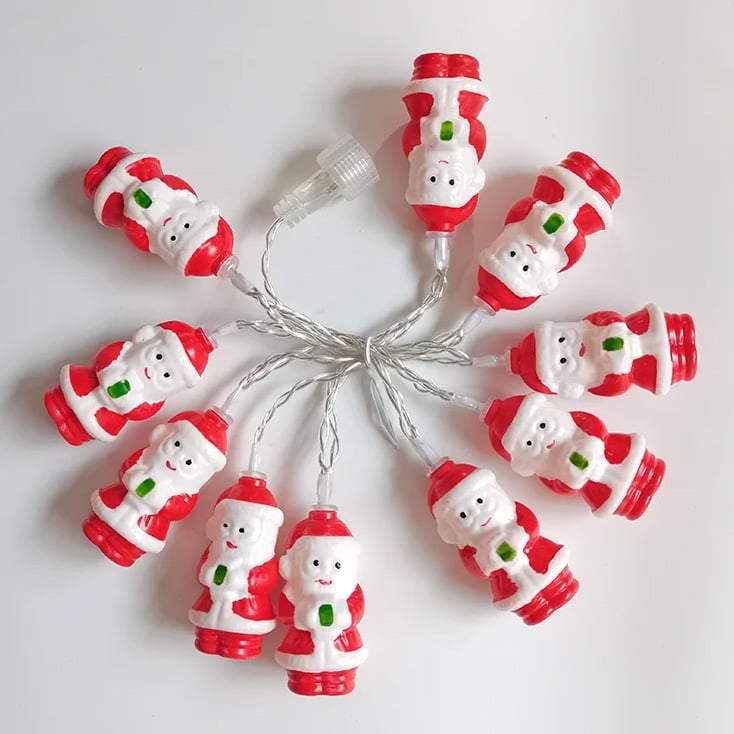 LED svetleći niz "deda mrazevi" 1.65m slika 3