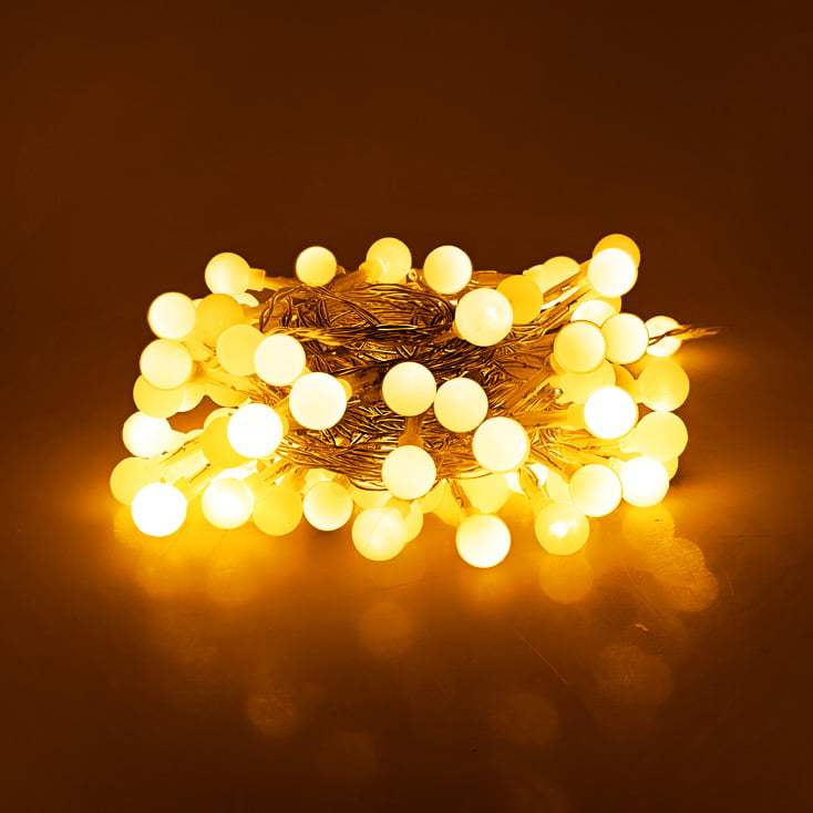 Lampice za jelku sa 200 toplo belih LED dioda 20m slika 1