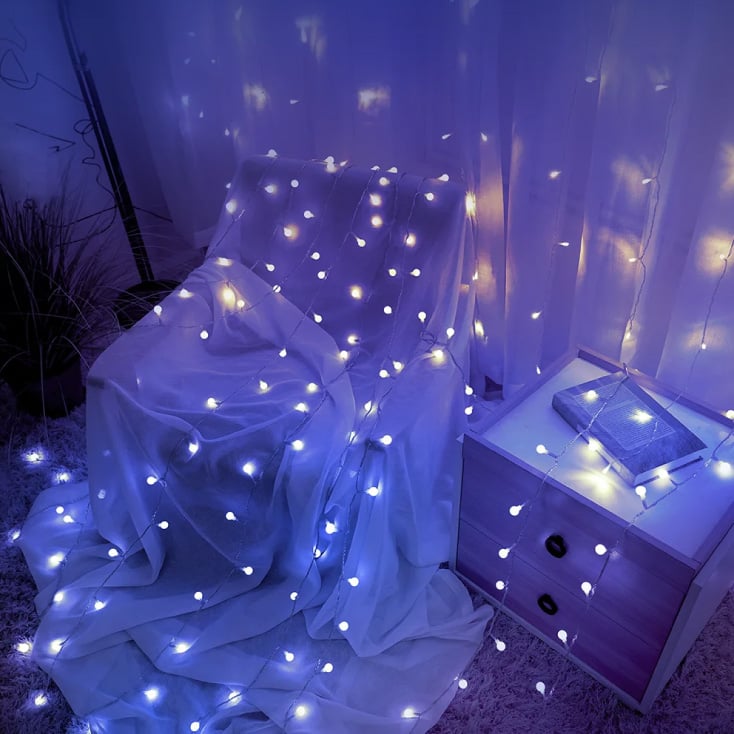 Lampice za jelku sa 100 hladno belih LED dioda 10m slika 2