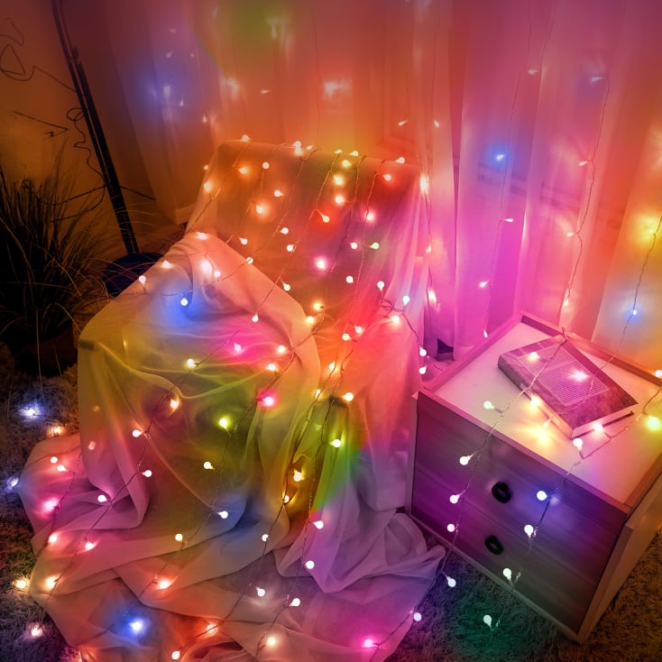 Lampice za jelku sa 200 višebojnih LED dioda 20m slika 2