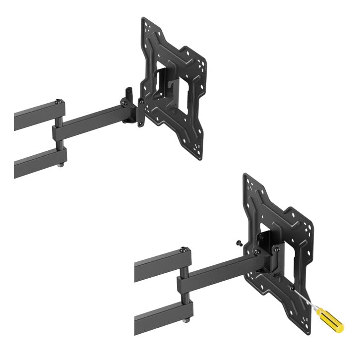 Zidni TV nosač, zglobni, od 23" do 43" slika 2