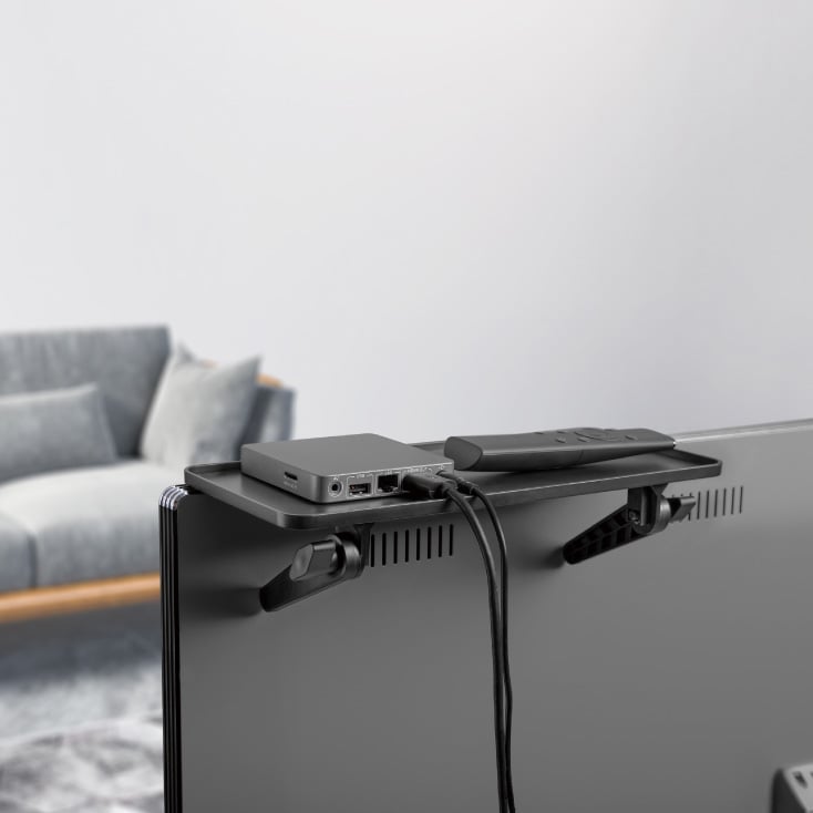 Polica-držač na TV-u 30x12cm, 6kg slika 4