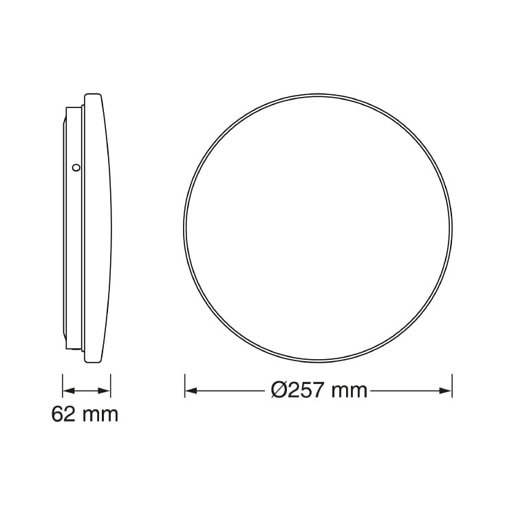 OSRAM LED plafonjera 12W 6500K IP44 slika 3