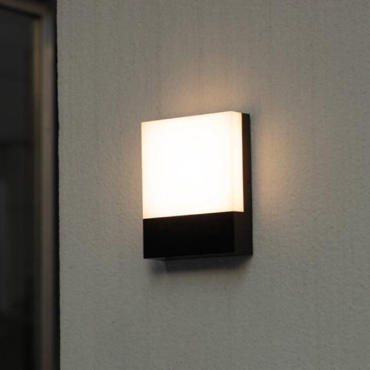 Zidna LED lampa 10W 3000K IP65 crna slika 3