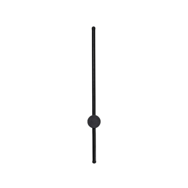 Crna zidna LED lampa 12W 3000K IP20 slika 2