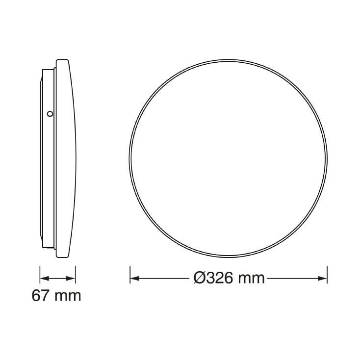 OSRAM LED plafonjera sa senzorom 18W 4000K IP44 slika 3