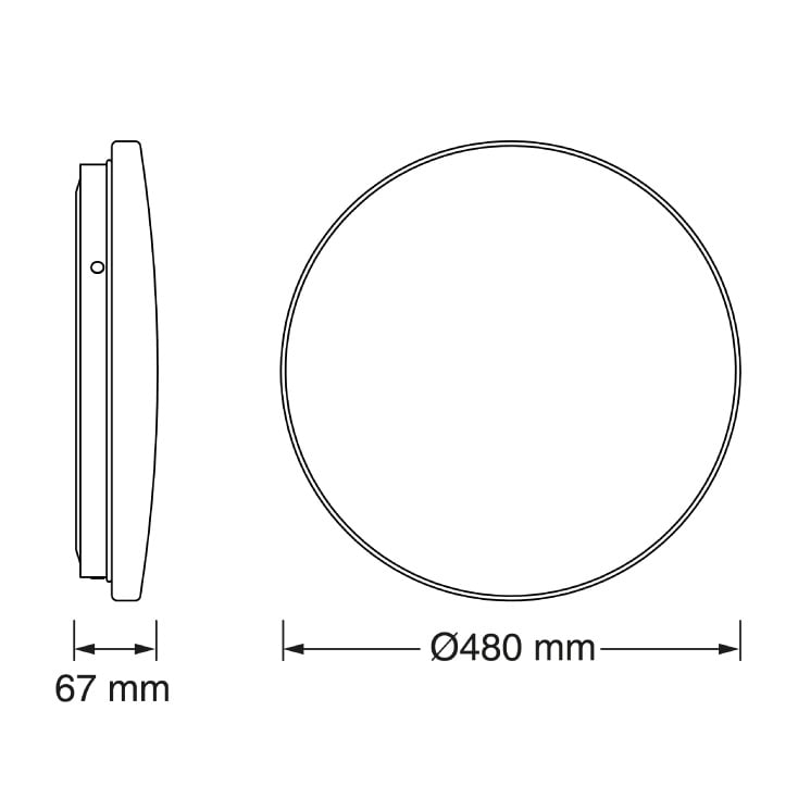 OSRAM LED plafonjera 36W 3000K IP44 slika 3