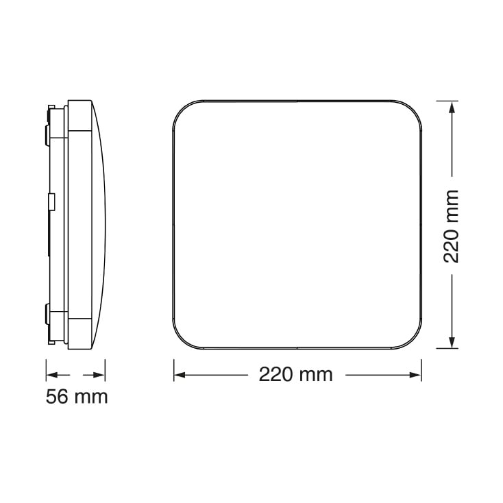 OSRAM LED plafonjera sa senzorom 12W 6500K IP20 slika 3