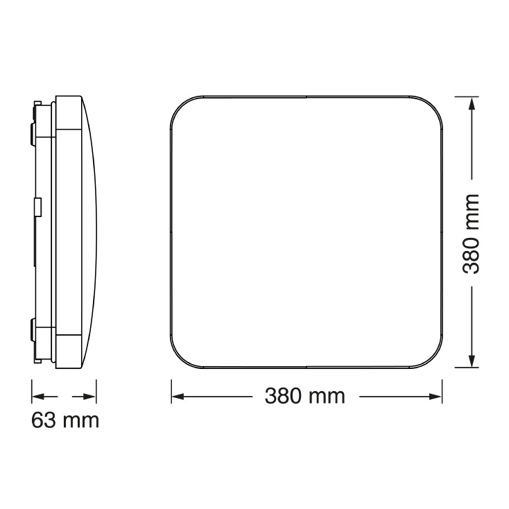 OSRAM LED plafonjera sa senzorom 36W 4000K IP20 slika 3