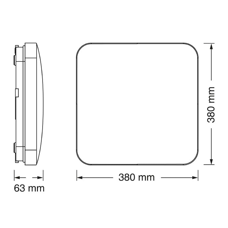 OSRAM LED plafonjera sa senzorom 36W 6500K IP20 slika 3