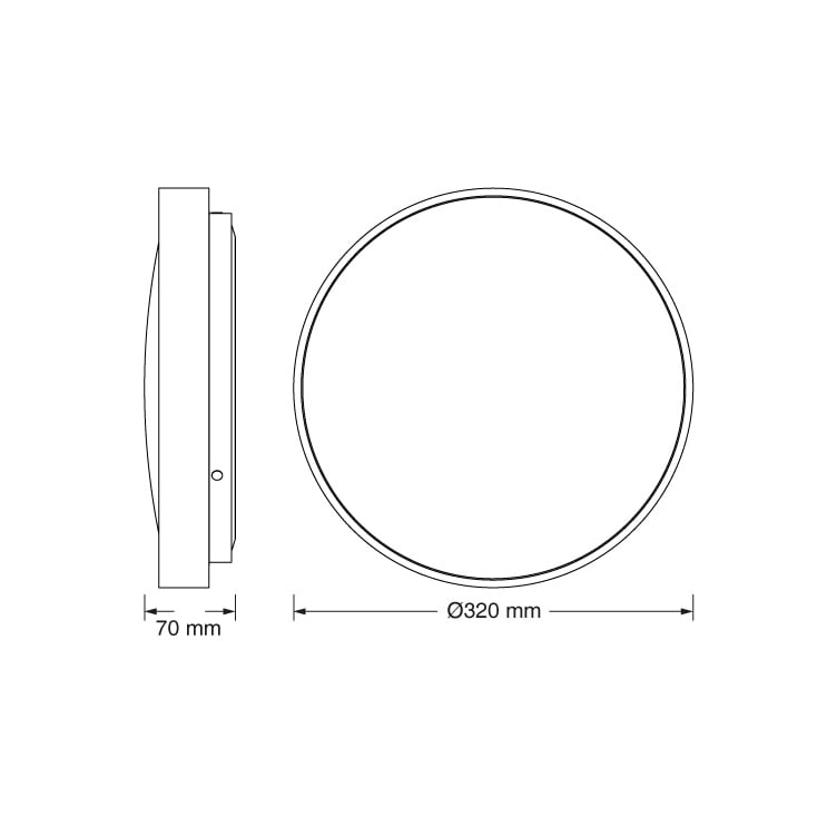 OSRAM LUXO bela LED plafonjera 18W 6500K IP20 slika 3