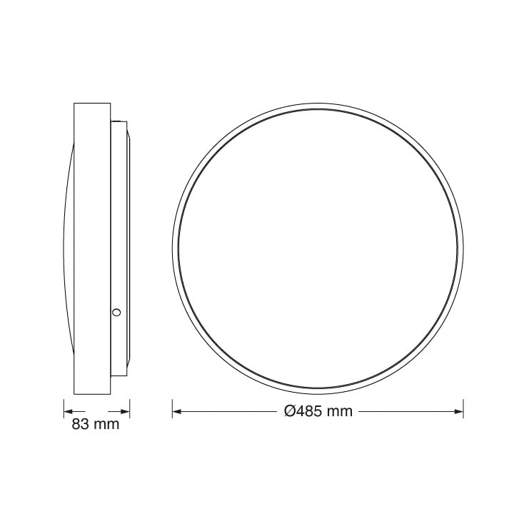 OSRAM LUXO bela LED plafonjera 36W 6500K IP20 slika 3