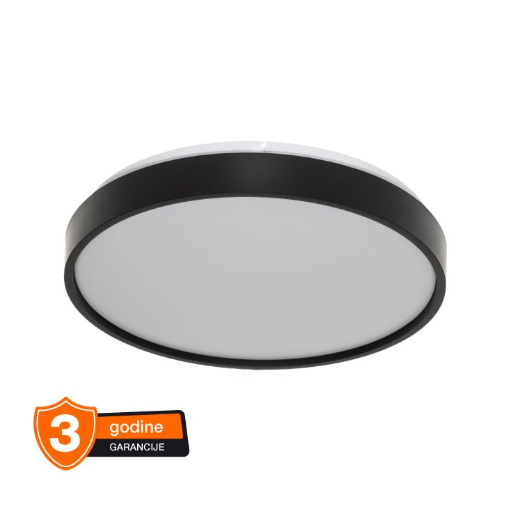 OSRAM LED plafonjera sa senz. 18W 4000K IP20 crna slika 1