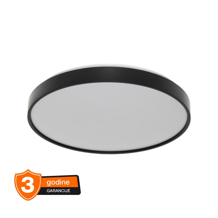 OSRAM LED plafonjera sa senz. 24W 3000K IP20 crna slika 1