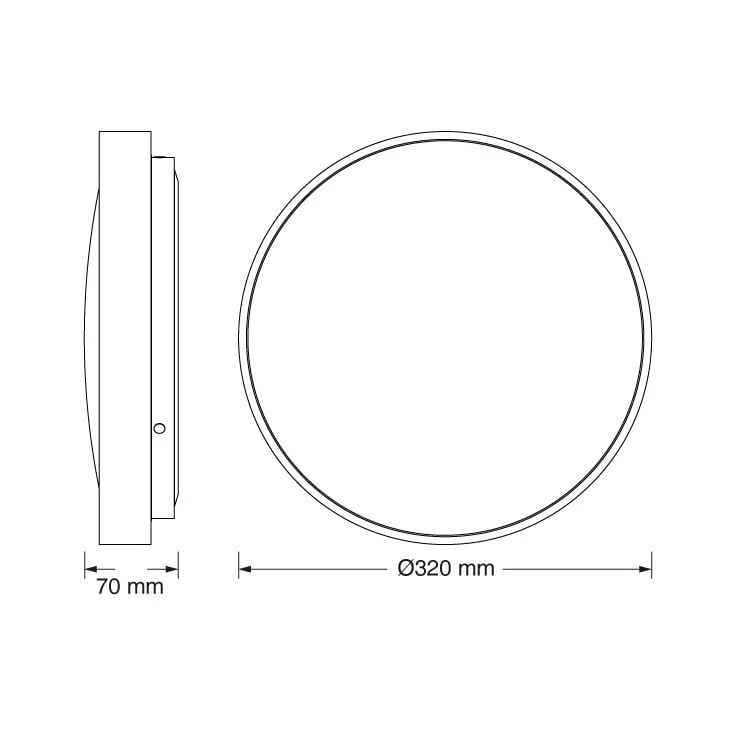 OSRAM LED plafonjera sa senzorom 18W 6500K IP20 srebrna slika 3