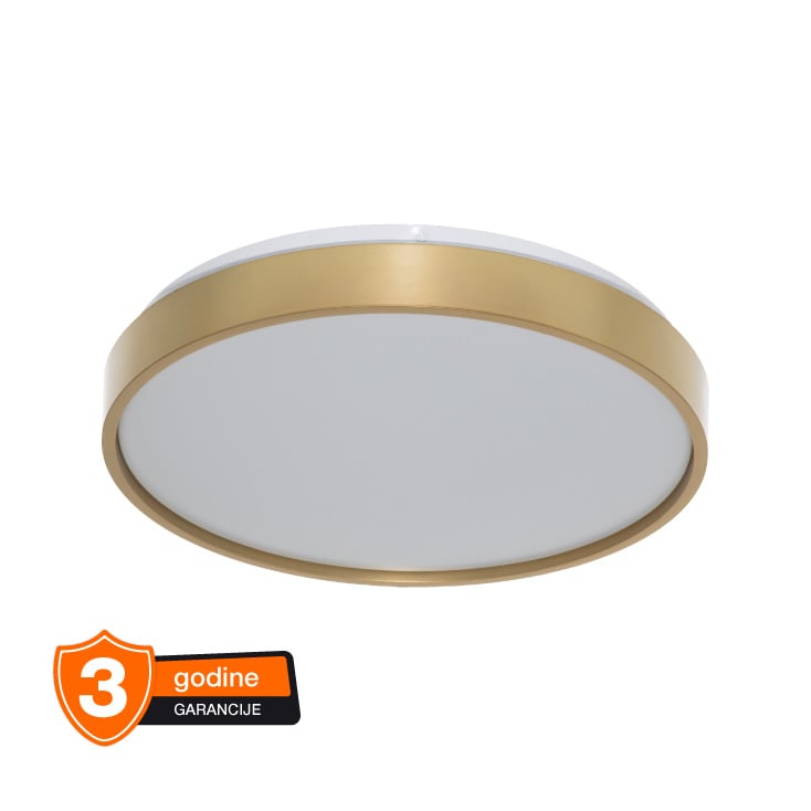 OSRAM LED plafonjera sa sen. 18W 4000K IP20 zlatna slika 1