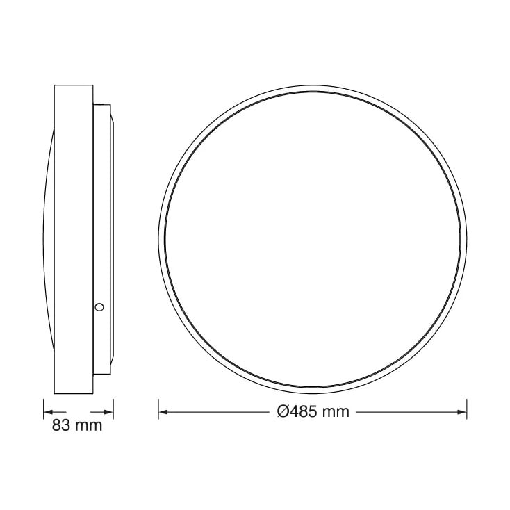 OSRAM LED plafonjera 36W 6500K IP20 zlatna slika 3