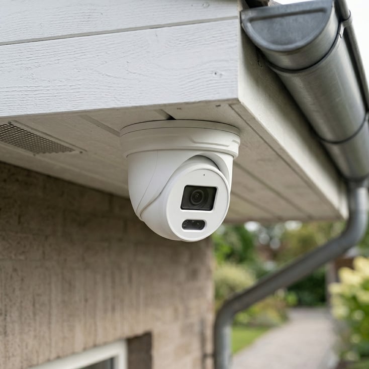 Mrežna IP DOM kamera 4MP, POE, Smart Dual Light slika 4