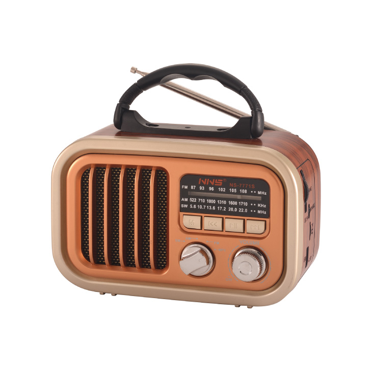 Prenosni retro Bluetooth radio 7771BT slika 1