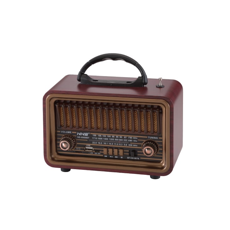 Prenosni retro Bluetooth radio 8069BT/B slika 1
