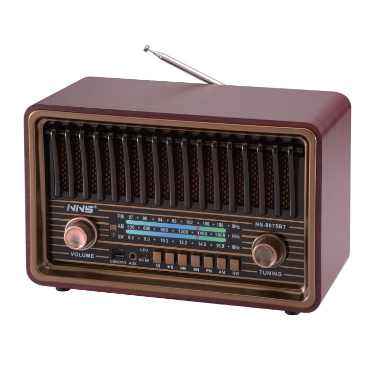 Retro RGB Bluetooth radio 8075BT/B slika 1