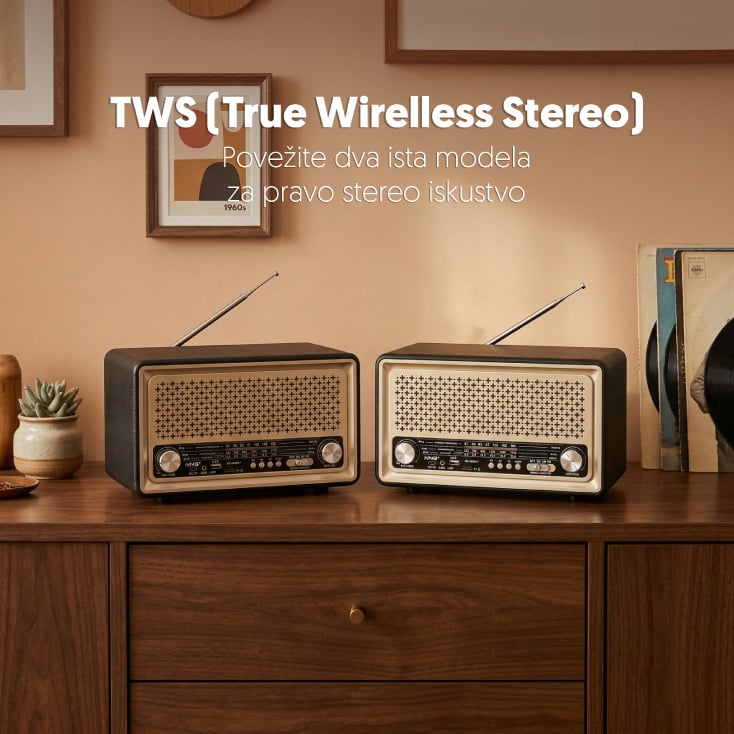 Retro Bluetooth radio 6690BT/B slika 3