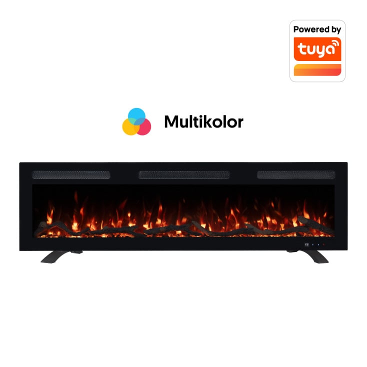 PROSTO smart el. 50" 3u1 multikolor s. kamin 1800W slika 1