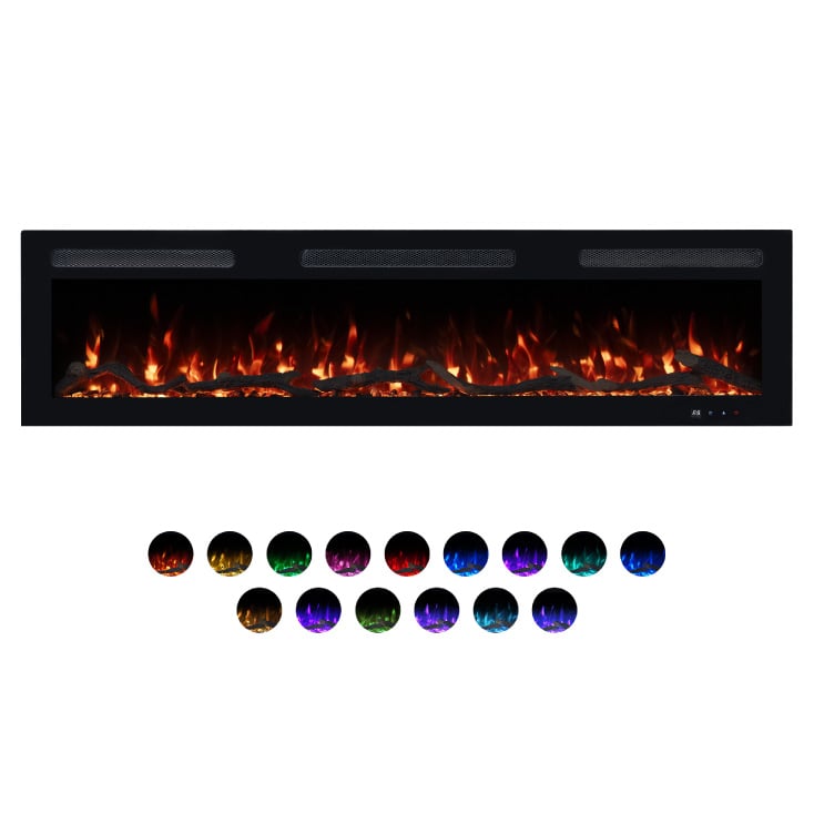 PROSTO smart el. 60" 3u1 multikolor s. kamin 1800W slika 2