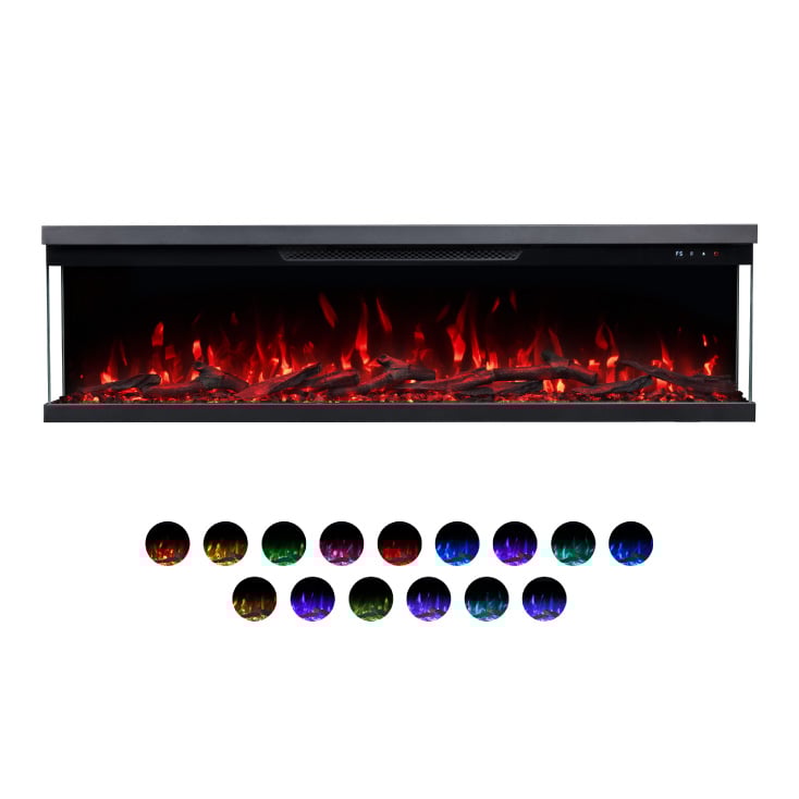 PROSTO smart elekt. panorama 50" 3u1 kamin 1800W slika 2