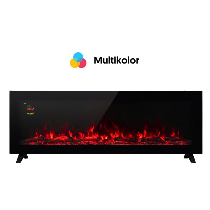 PROSTO 2u1 električni 60" multikolor kamin 2000W slika 1