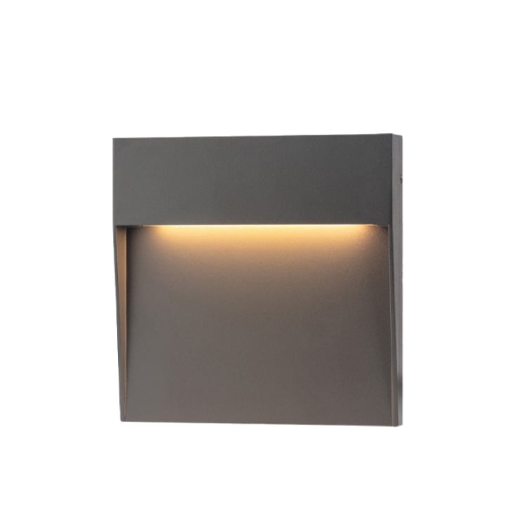 Zidna LED lampa 3W 3000K IP65 antracit slika 1