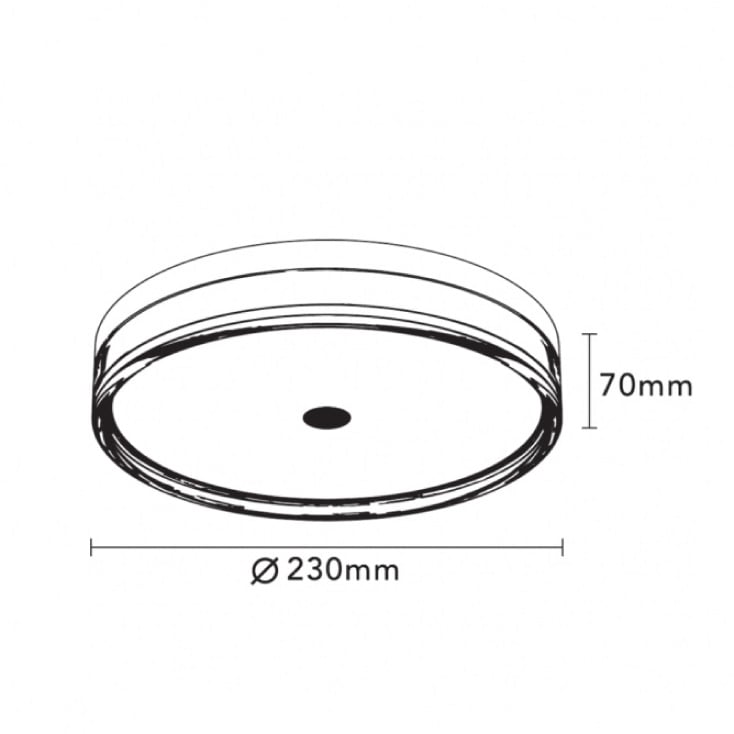 LED plafonjera 18W promenljiva boja svetla slika 4