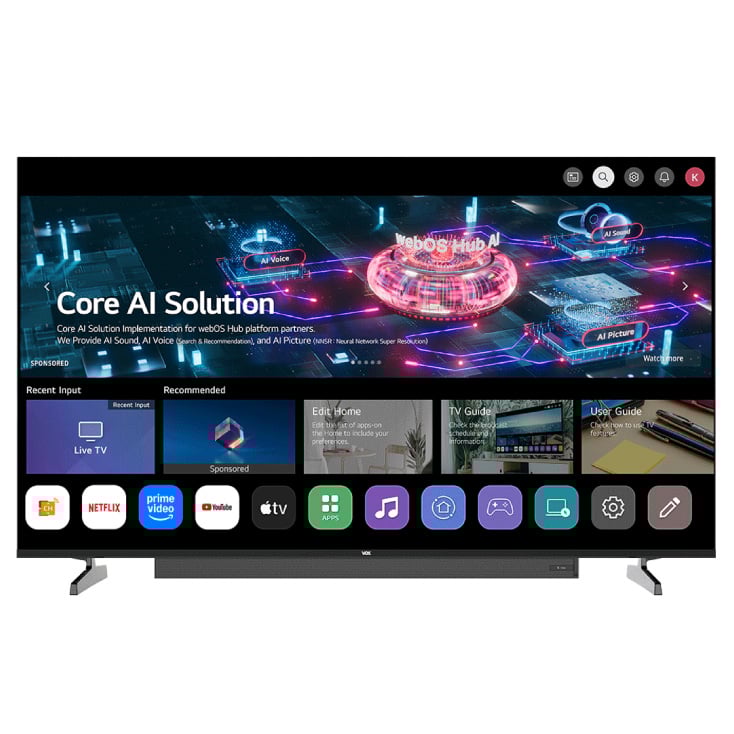 VOX smart TV 65" sa sound barom 65WSB684U slika 1