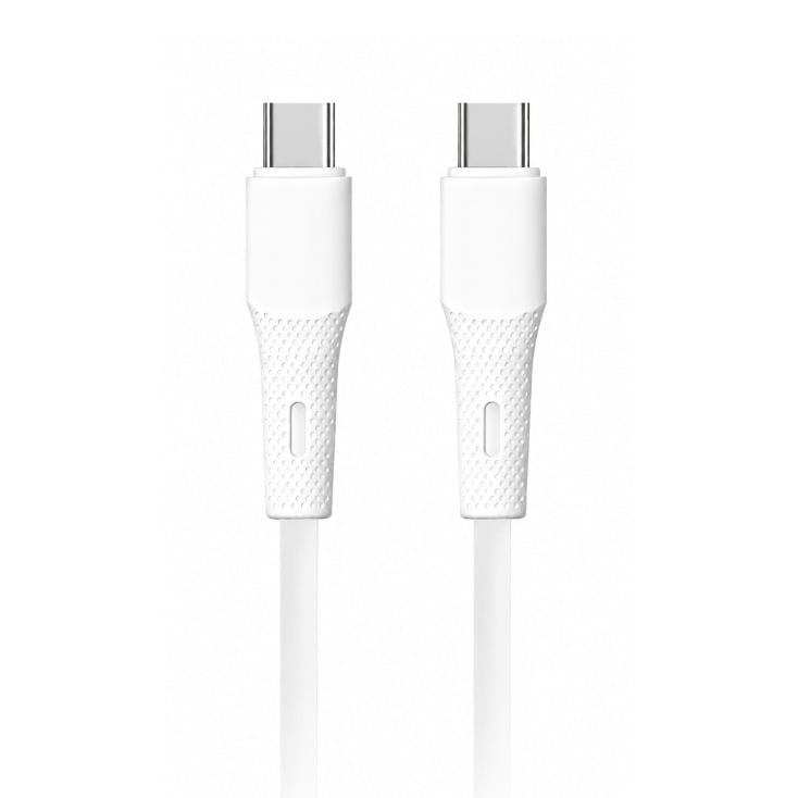 USB-C na USB-C silikonski kabel, PD60W, 1m slika 1