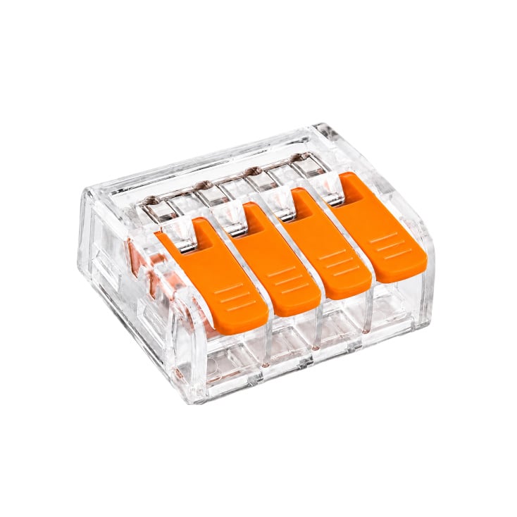 Bezvijačna spojnica-klemna, 4P 0.2-2.5mm2 450V/32A slika 1