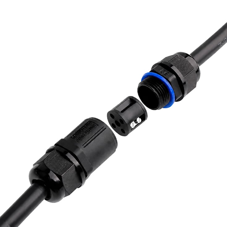Kablovska I spojnica 3P, 250V/16A, 0.5-1.5mm2 IP68 slika 2